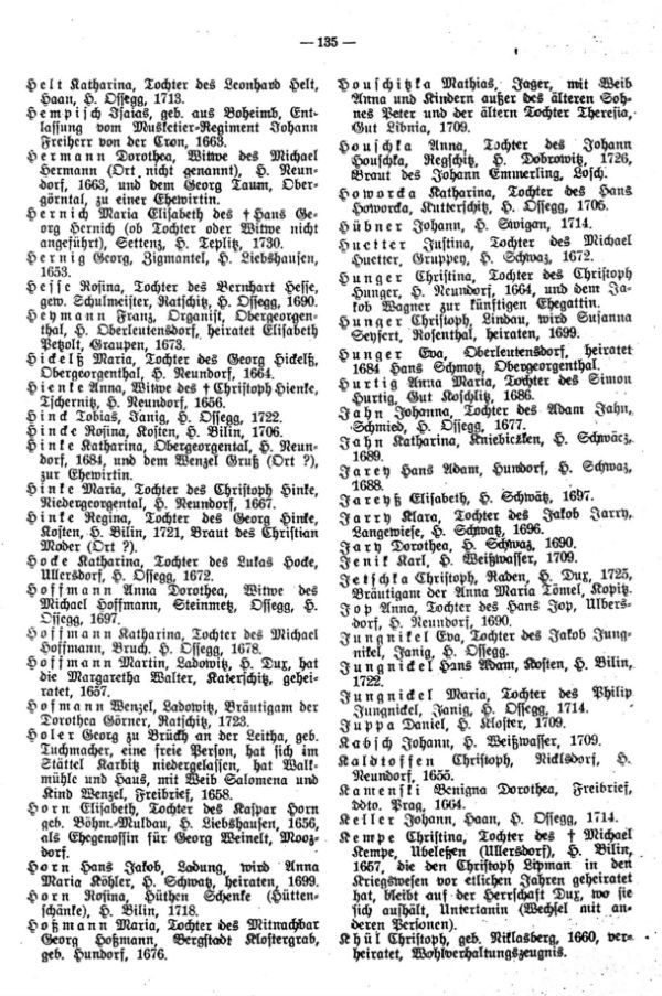 Weglaßbriefe im Stadtarchiv Oberleutensdorf - 2