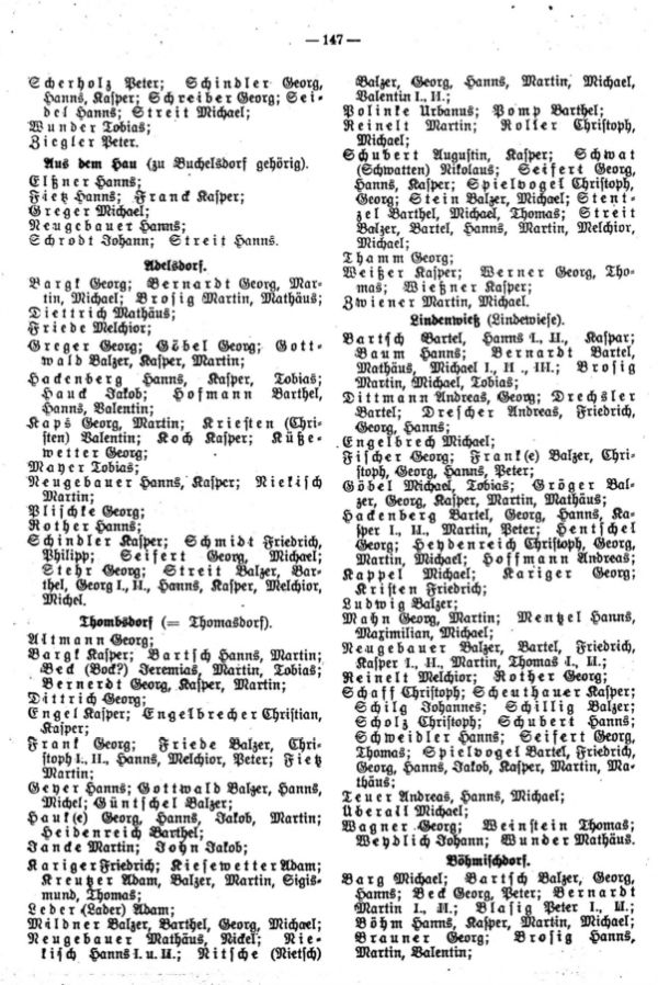 Die Familien in der Pfarre Freiwaldau (Schlesien) von 1668-1673 - 2