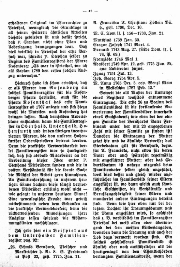 Zur Erhaltung und Erschließung der alten Kirchenbücher - 2