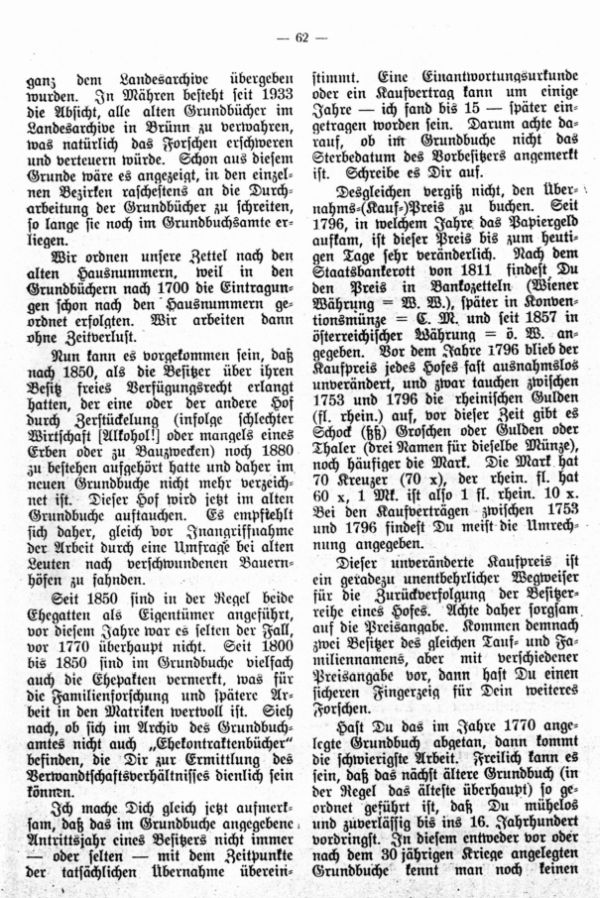 Anleitung zur Durcharbeitung der Grundbücher - 6