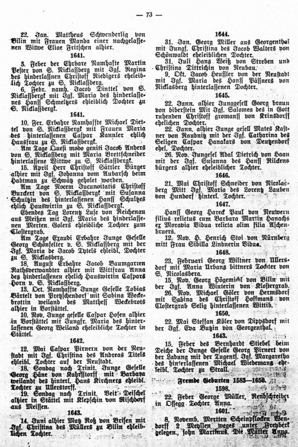 Die ältesten Kirchenbücher von Klostergrab - 5