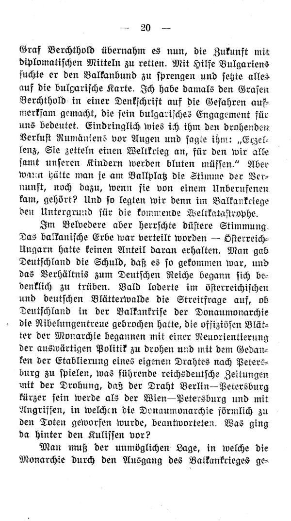 I.  Kapitel: Hinter den Kulissen der Hof- und Hauspolitik von 1912-1914