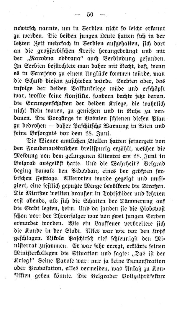 III. Kapitel:  Auf dem Weg zum Weltkrieg