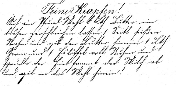 Rezept 'Feine Krapfen'