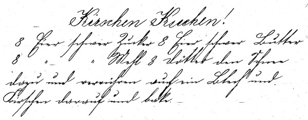 Rezept 'Kirschen Kuchen'